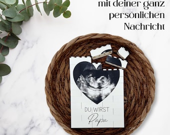 Bloque de foto LEGO® personalizado, rompecabezas de foto LEGO®, ecografía, anuncio de bebé, anuncio de embarazo, foto de embarazo, bebé