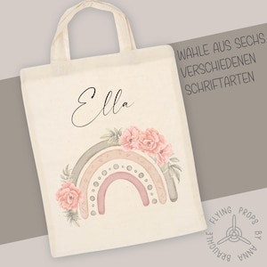 Sac en coton personnalisé pour enfants, garde-robe de maternelle, vêtements de rechange, sac de maternelle, sac en tissu, sac de sport, sac en jute