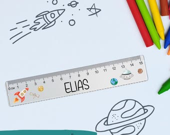 Regla, 15 cm, 20 cm, regalo de matrícula escolar, regla de plástico, regla personalizada, escuela primaria, regalo de matrícula escolar, introducción escolar