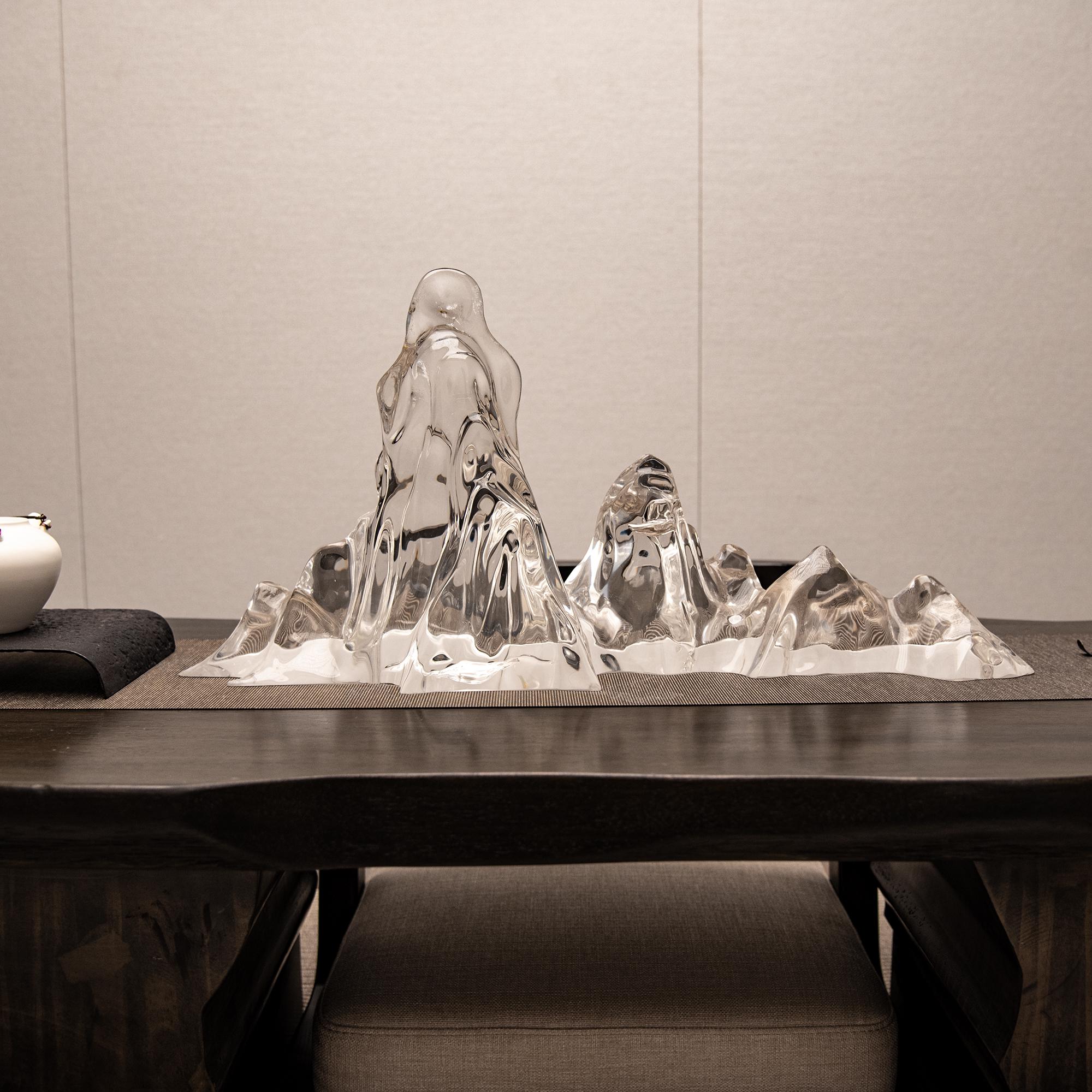 Clear Mountain Art Sculpture, | Mountain View | Artist Handmade