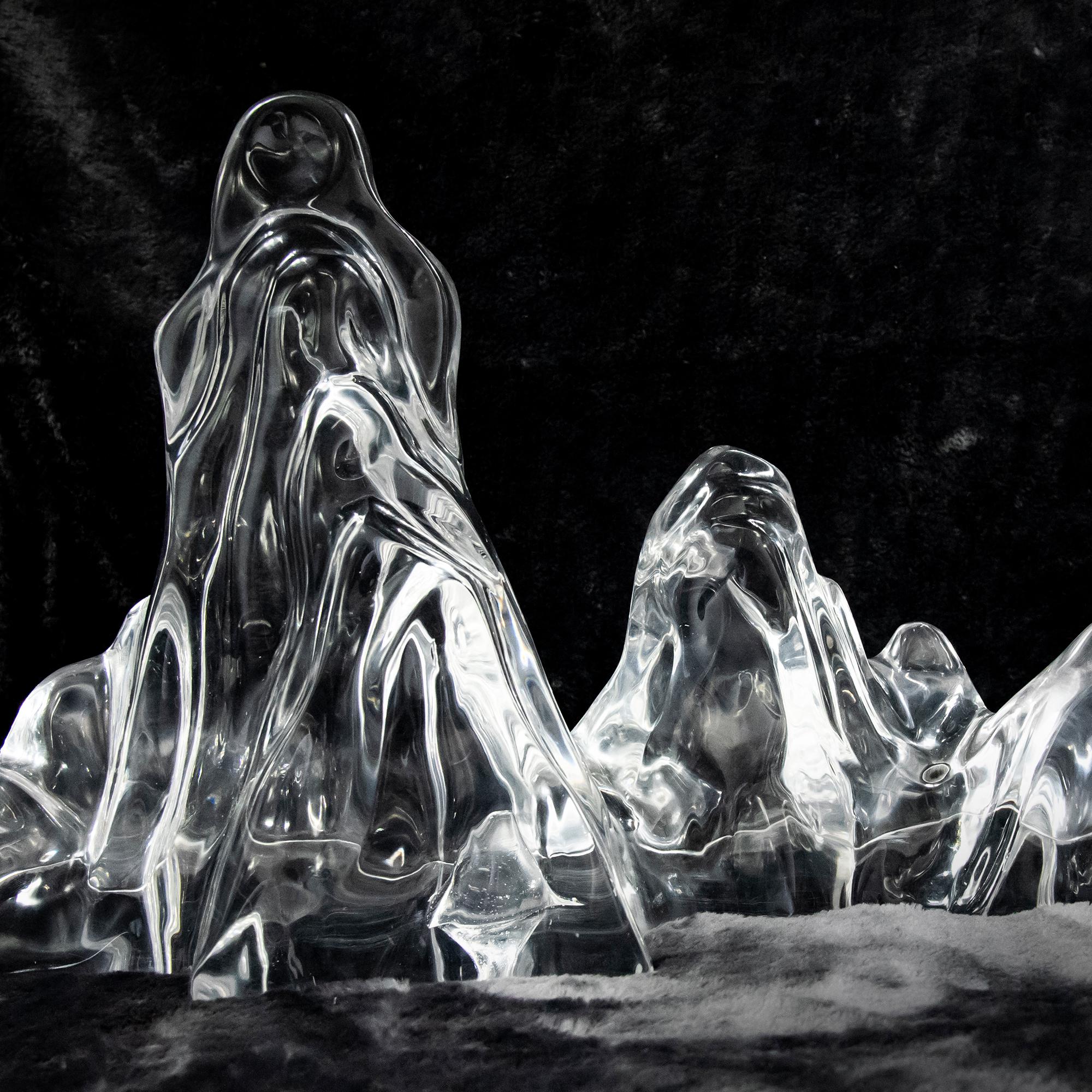 Clear Mountain Art Sculpture, | Mountain View | Artist Handmade