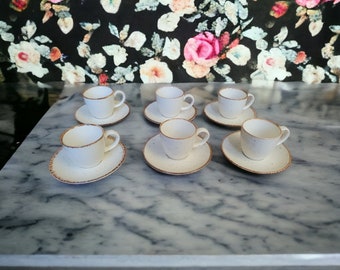 Espresso/ turkish coffee cups. Set of 6