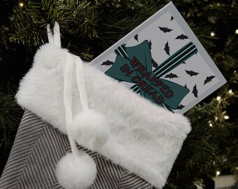 Dreadful Christmas Card, gothic christmas card, merry creepmas card, spooky creepmas cards, monster christmas card
