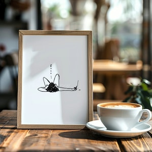 Tired Feminist Funny Motivational Art Poster Female Empowerment Print Gift Power Woman Activism Quote Artwork Fight Patriarchy Relax Chill A4 vertical