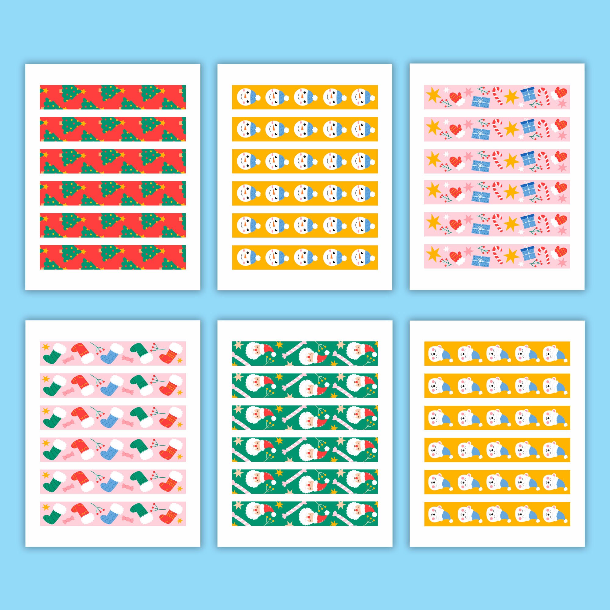 printable-christmas-paper-chain-traditional-christmas-party