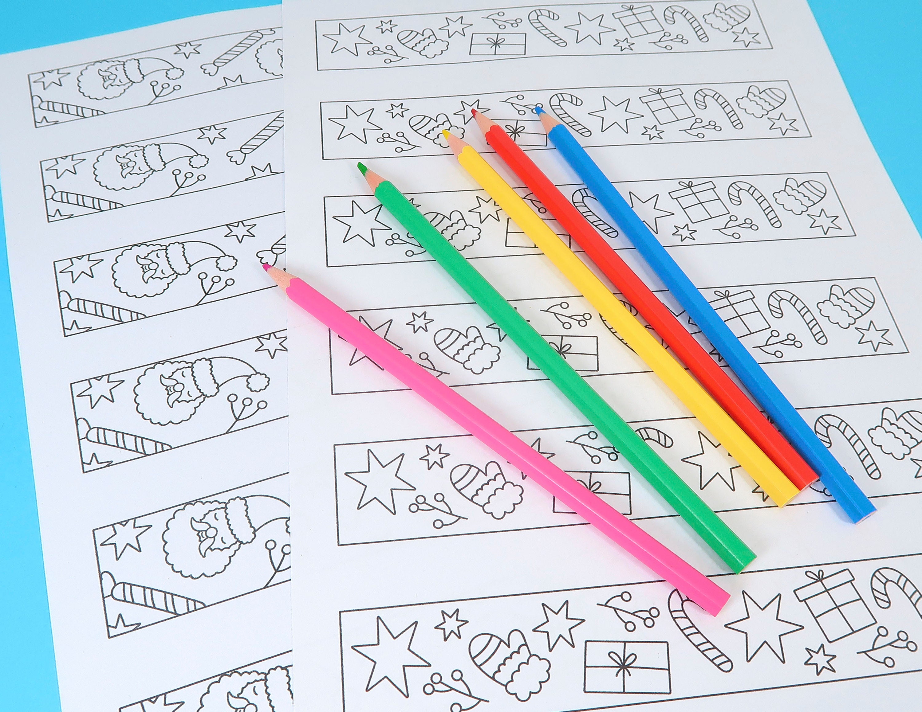 Printable Christmas Paper Chain - Il Fullxfull.5534082772 735r