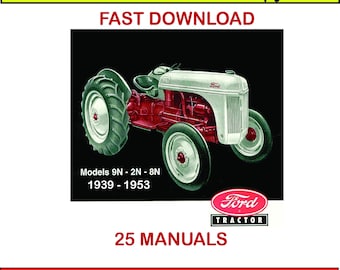 Manuel d'entretien du tracteur Ford 2N 8N 9N | Guide de réparation 1939-1953 (téléchargement PDF)