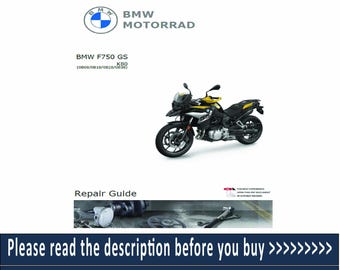 BMW F 750 GS manuelle 2018-2020 K80 | Service atelier de réparation PDF | Téléchargement instantané
