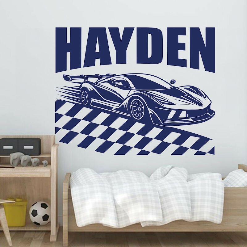 Racecar Room Decor - Etsy