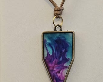 Swirly, colorful, purple, tie dye inspired, unique