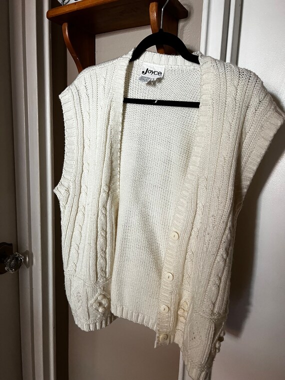 Vintage Joyce Knit Sweater Vest - image 1