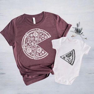 Matching Dad & Baby Pizza Slice Shirts: Father&#39;s Day Outfit