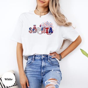 Personalized 4th Of July Shirts, Family Shirt, Celebration Shirt, USA Shirt, Patriotic Family Tees, Custom Name Shirt