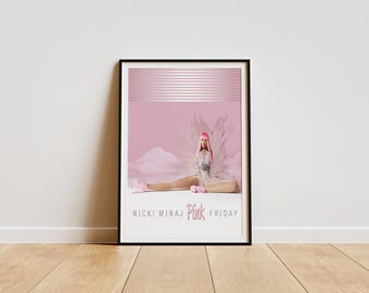 Nicki Minaj ORIGINAL Portrait Drawing With Super Bass Lyrics - A4