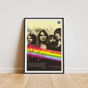 Pink Floyd Poster , Pink Floyd Poster Print ,Pink Floyd Album Poster , Artist Poster , Music Gift , Pink Floyd , Rock Poster