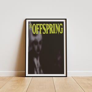 The Offspring, The Offspring Poster, The Offspring Room Decor,  Minimalist Album Poster, Artist Poster