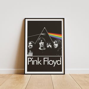 Pink Floyd Poster , Pink Floyd Poster Print ,Pink Floyd Album Poster , Artist Poster , Music Gift , Pink Floyd , Rock Poster