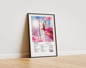 Nicki Minaj-affisch, Nicki Minaj-affischtryck, Nicki Minaj-albumaffisch, minimalistisk albumaffisch, konstnärsaffisch, musikgåva, Nicki Minaj