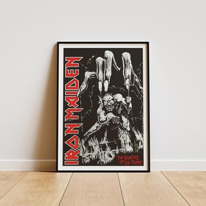 Iron Maiden Poster, Iron Maiden Album Poster, Iron Maiden, Poster Geschenk