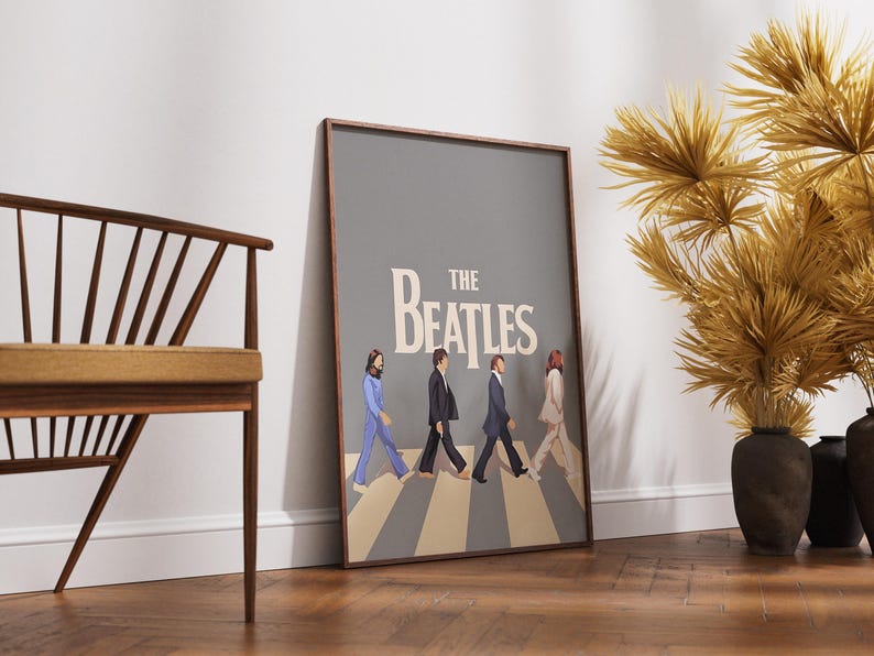 The Beatles Poster , the Beatles Poster Print , the Beatles Room Decor ...