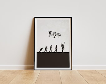 Bruce Springsteen Poster , Bruce Springsteen Poster Print ,Bruce Springsteen Album Poster , Artist Poster , Music Gift , Bruce Springsteen