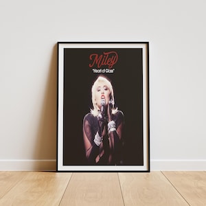 Miley Cyrus Poster , Miley Cyrus Poster Print , Miley Cyrus Album Poster, Minimalist Album Poster , Artist Poster , Music Gift , Miley Cyrus