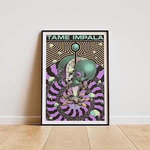 Tame Impala Album Poster, Tame Impala Album Poster,Tame Impala Room Decor,Tame Impala Poster, Tame Impala Currents,Tame Impala The Slow Rush