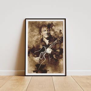 Bruce Springsteen Poster , Bruce Springsteen Poster Print ,Bruce Springsteen Album Poster , Artist Poster , Music Gift , Bruce Springsteen