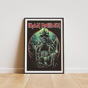 Iron Maiden Poster, Iron Maiden Album Poster, Iron Maiden, Poster Geschenk