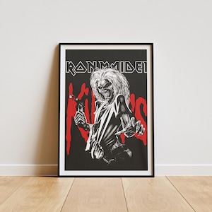 Iron Maiden Poster, Iron Maiden Album Poster, Iron Maiden, Poster Geschenk