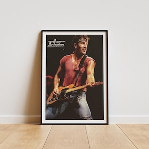 Bruce Springsteen Poster , Bruce Springsteen Poster Print ,Bruce Springsteen Album Poster , Artist Poster , Music Gift , Bruce Springsteen