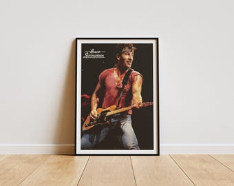 Bruce Springsteen 2024 World Tour Poster - Etsy