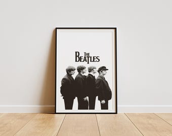 The Beatles Poster , The Beatles Poster Print , The Beatles Room Decor , Minimalist Album Poster , Artist Poster , Music Gift , The Beatles