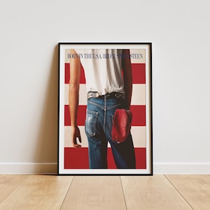 Bruce Springsteen Poster , Bruce Springsteen Poster Print ,Bruce Springsteen Album Poster , Artist Poster , Music Gift , Bruce Springsteen