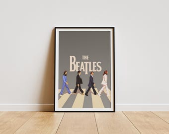 The Beatles Poster , The Beatles Poster Print , The Beatles Room Decor , Minimalist Album Poster , Artist Poster , Music Gift , The Beatles