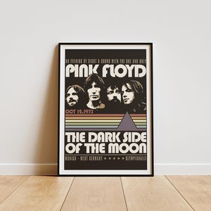 Pink Floyd Poster , Pink Floyd Poster Print ,Pink Floyd Album Poster , Artist Poster , Music Gift , Pink Floyd , Rock Poster