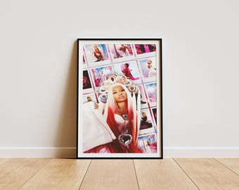 Nicki Minaj-affisch, Nicki Minaj-affischtryck, Nicki Minaj-albumaffisch, minimalistisk albumaffisch, konstnärsaffisch, musikgåva, Nicki Minaj