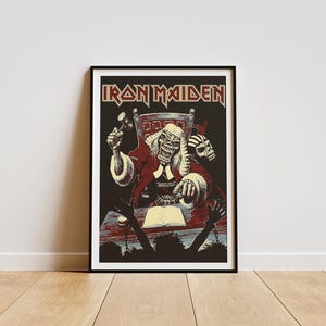 Iron Maiden Poster, Iron Maiden Album Poster, Iron Maiden, Poster Geschenk