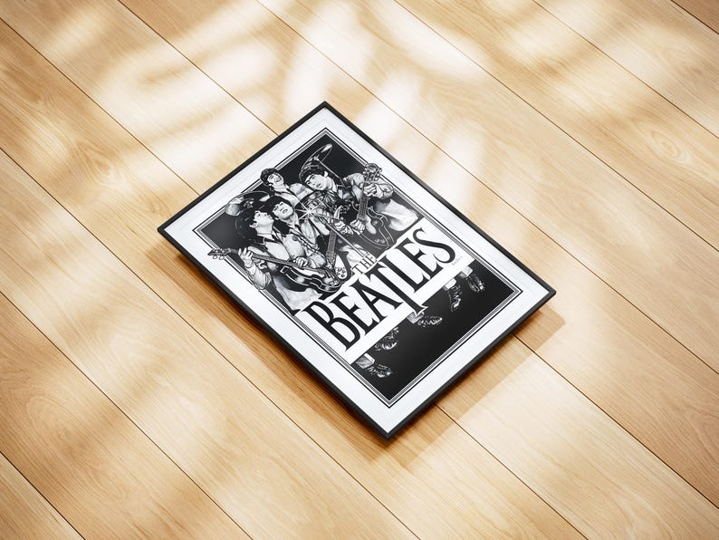 The Beatles Poster , the Beatles Poster Print , the Beatles Room Decor ...