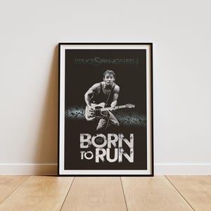 Bruce Springsteen Poster , Bruce Springsteen Poster Print ,Bruce Springsteen Album Poster , Artist Poster , Music Gift , Bruce Springsteen