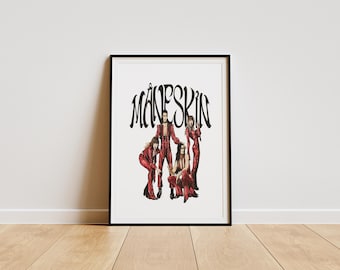 Maneskin Album Poster, Maneskin Rush Album Poster, Maneskin Room Decor, Preppy Album Poster, Minimalist Album Poster, Artist Poster