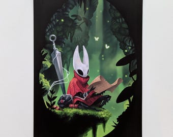 A5 print Silksong, Hornet at rest