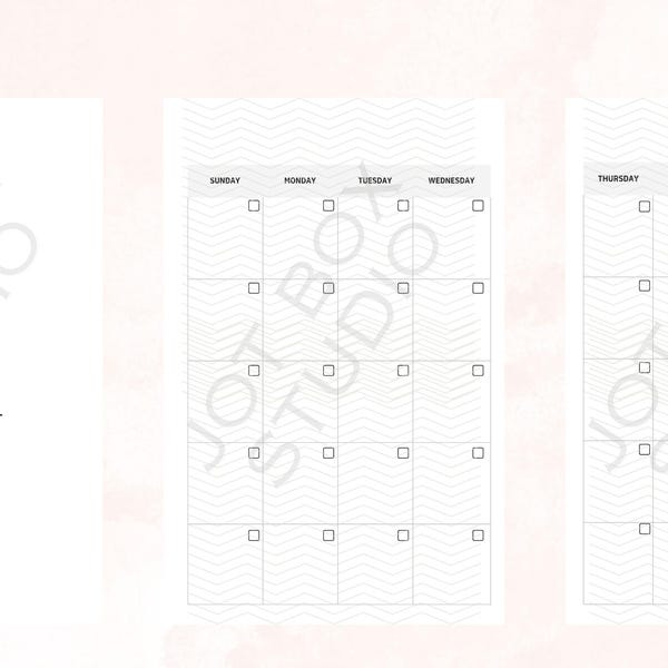 Goals Half Letter Junior Planner Printable Inserts 5.5 X 8.5 In - Etsy