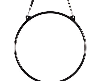 Aerial Hoop – 2 Point Lyra | Powder-Coated Steel | Custom Size | 80–105 cm - superdurable, satisfaction guaranteed