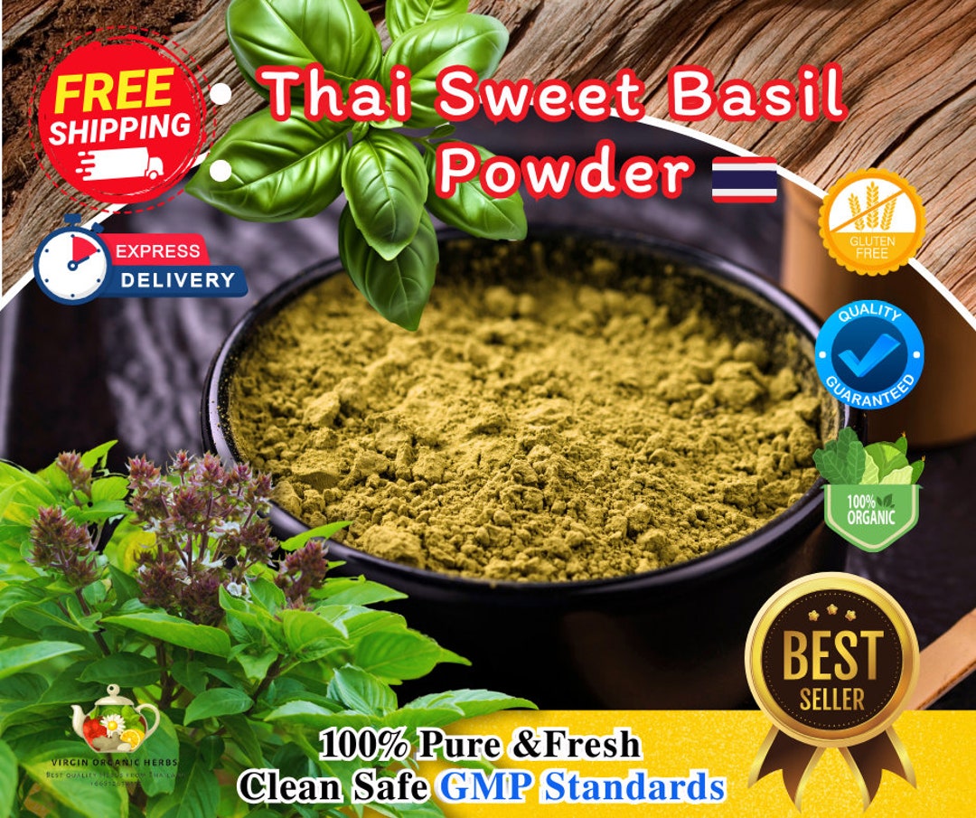 Sweet Basil Powder 3.5 Oz - Etsy