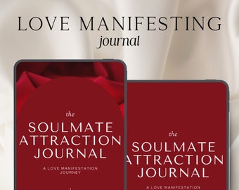 Love Manifestation Journal Goodnotes iPad Journal Digital Workbook Soulmate Manifesting Journal Love Manifestation Book Law of Attraction