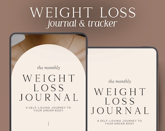Weight Loss Journal Weight Loss Planner Goodnotes Planner Weightloss Journal Weightloss Tracker Fitness Journal Weight Loss Tracker PDF