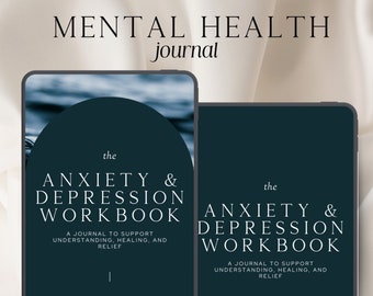 Anxiety Journal Depression Journal Goodnotes Healing Journal Prompts Self Care Journal Wellness Journal Mindfulness Journal PDF Mood Tracker