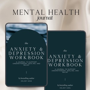 Anxiety Journal Depression Journal Goodnotes Healing Journal Prompts Self Care Journal Wellness Journal Mindfulness Journal PDF Mood Tracker