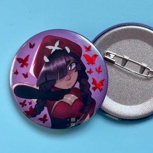 RIVALS | Psylocke Red Foil Holographic Badge